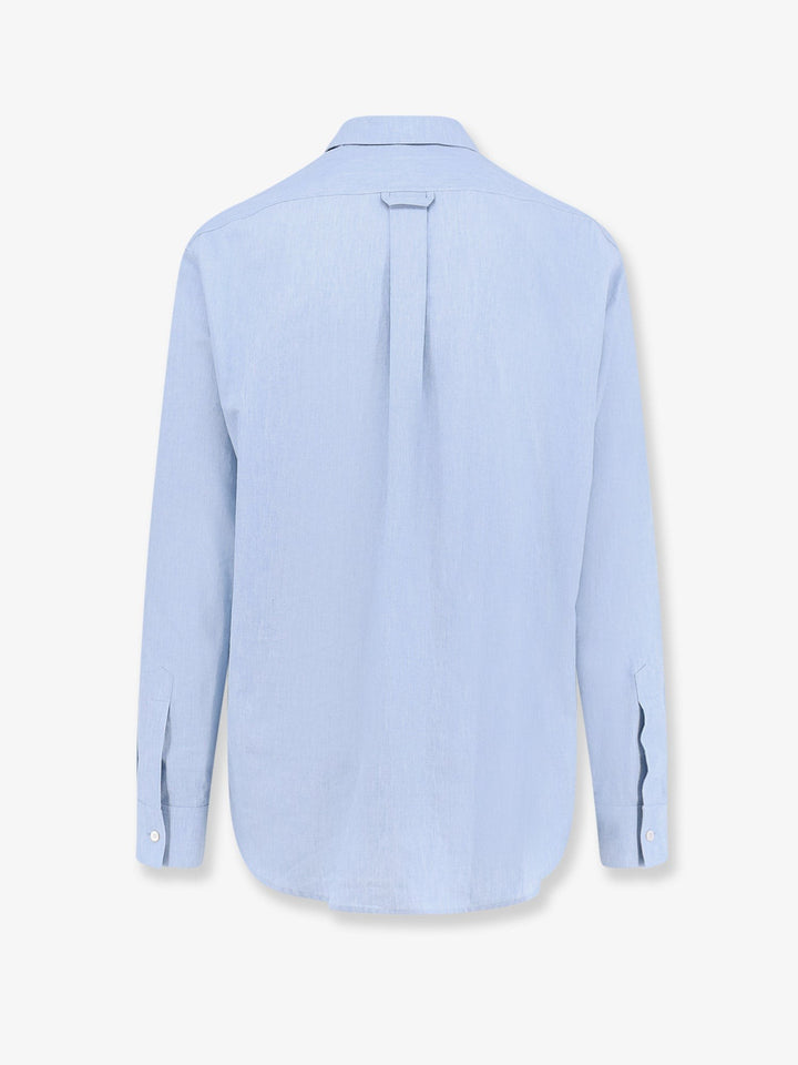 Wide fit cotton shirt