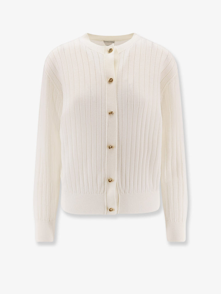 Wool cardigan with Knot buttons