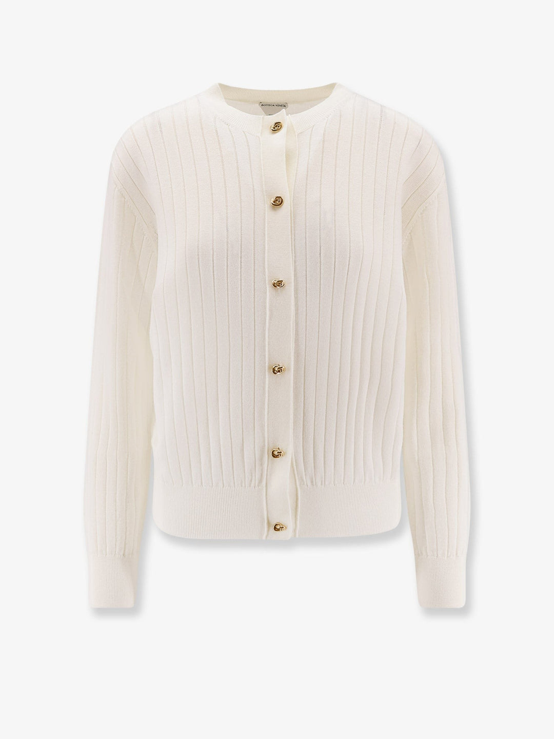 Wool cardigan with Knot buttons