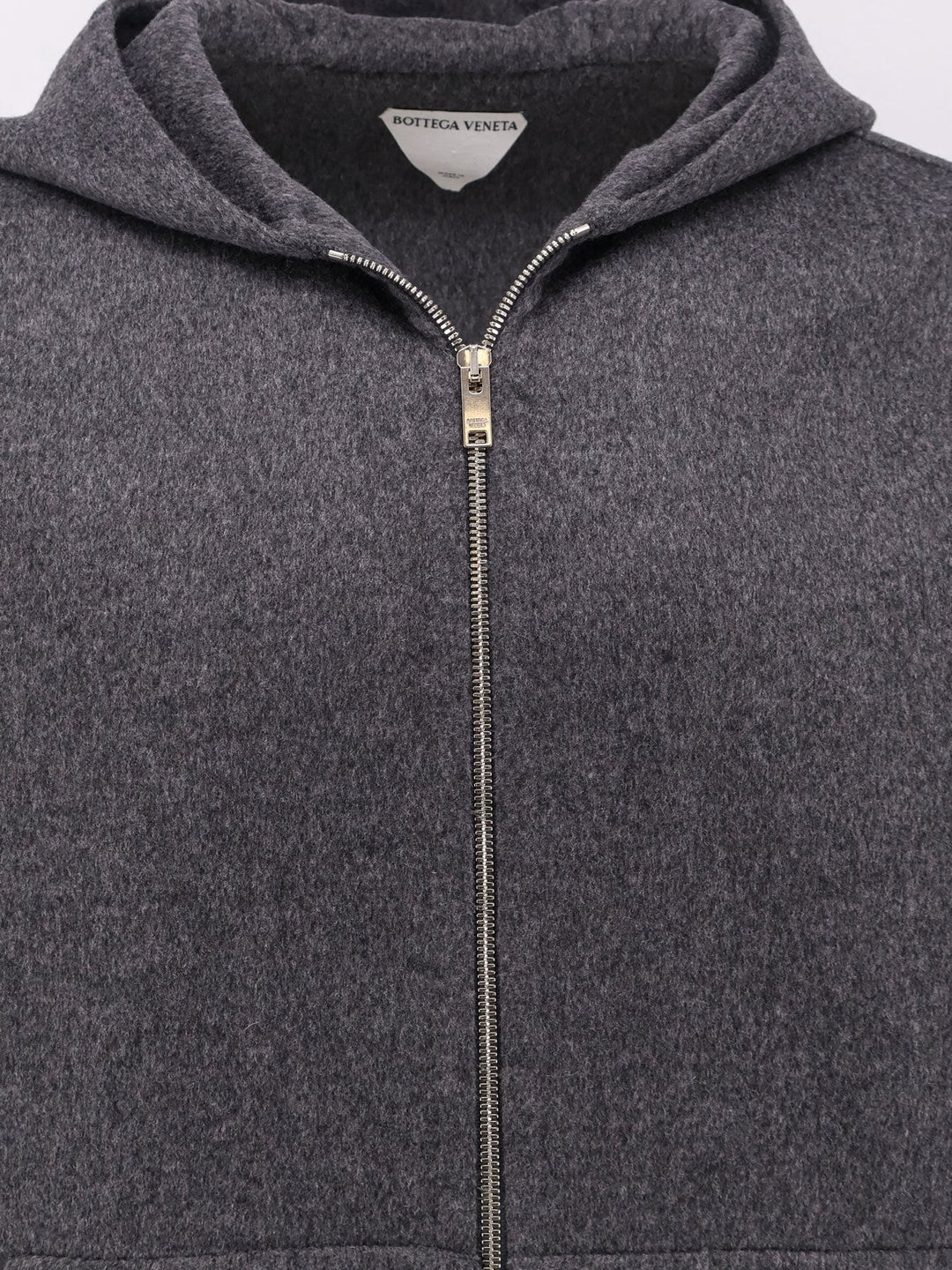 Wool jacket with hood