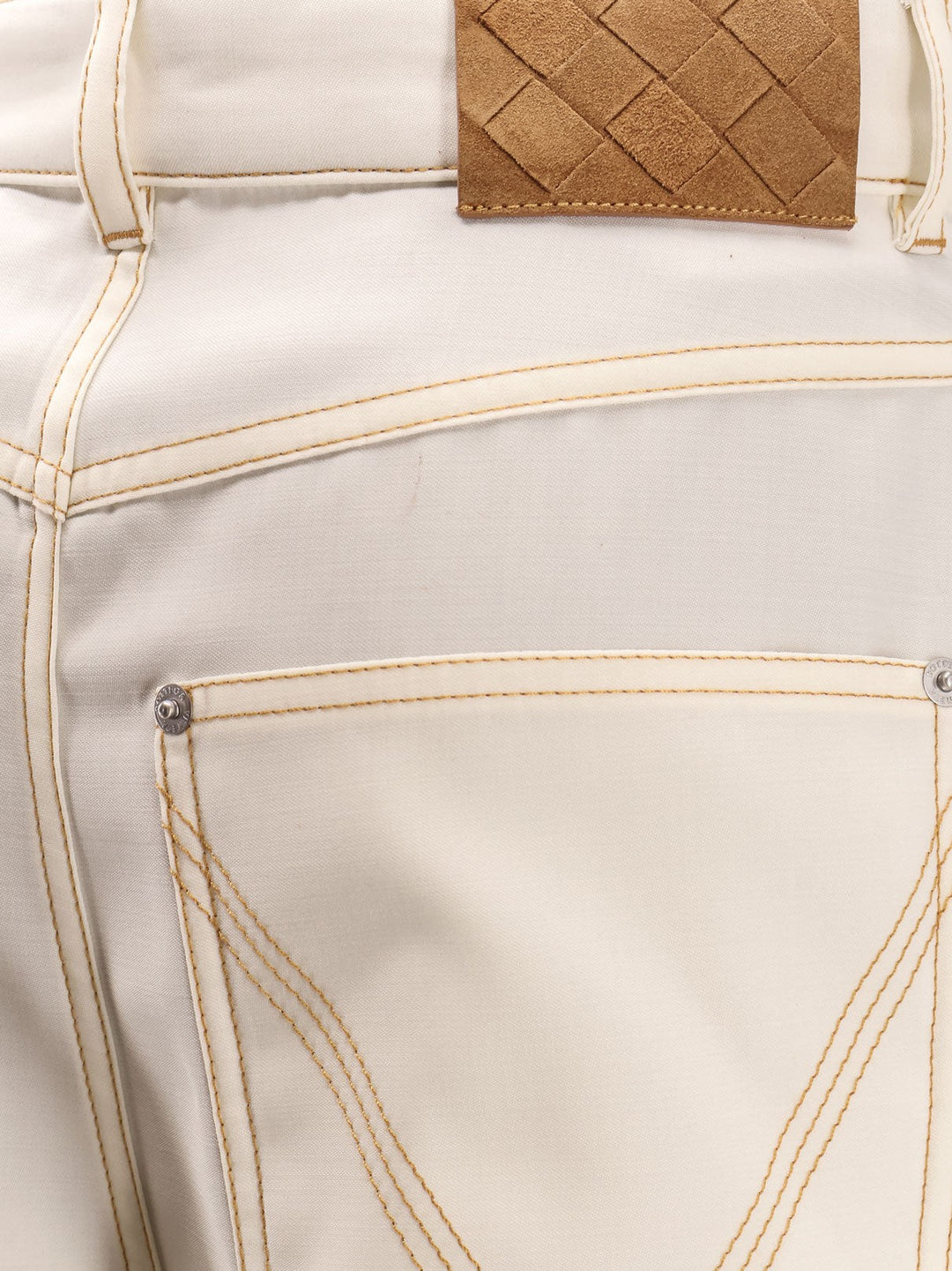 Wool wide leg trousers
