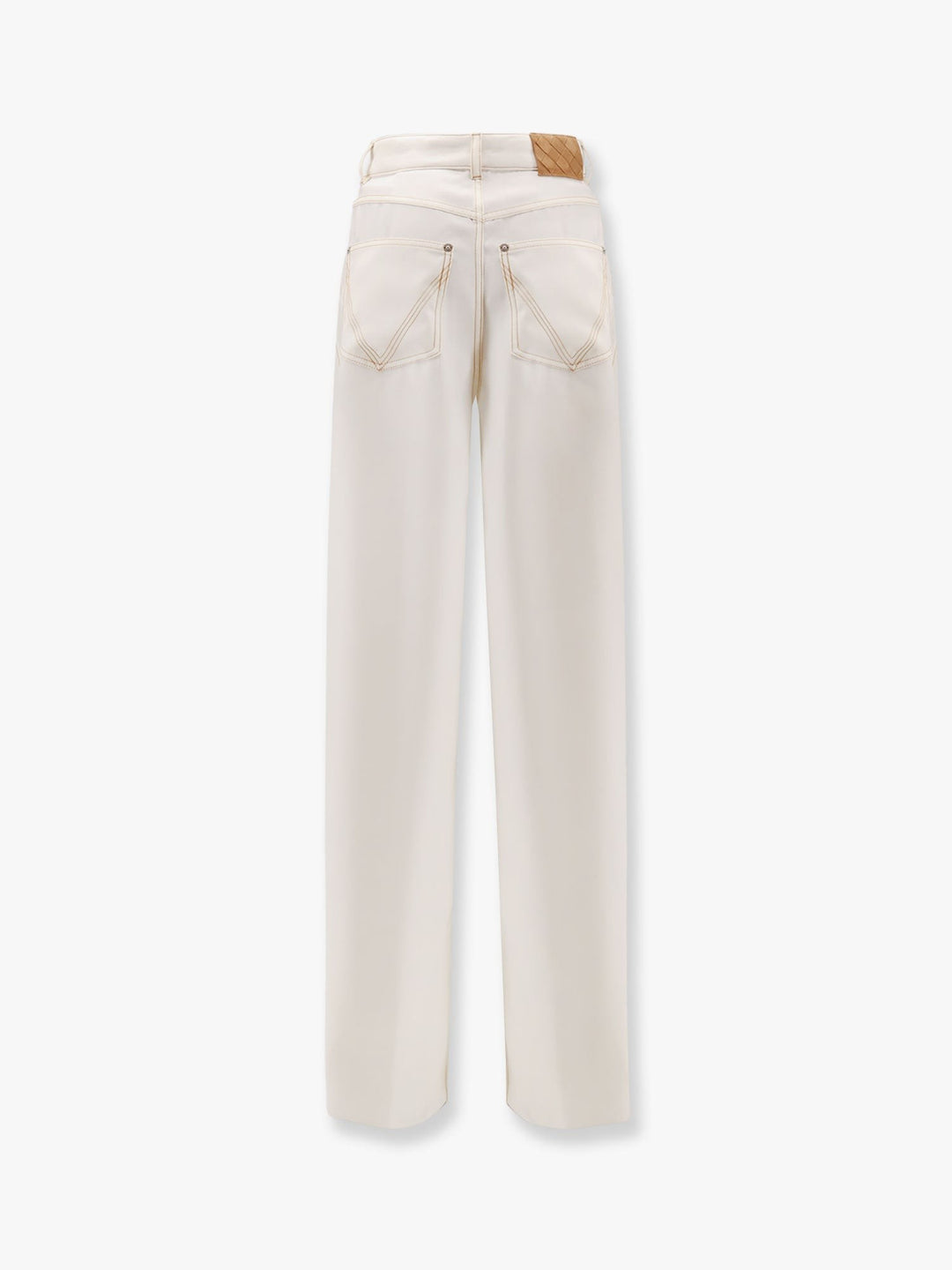 Wool wide leg trousers