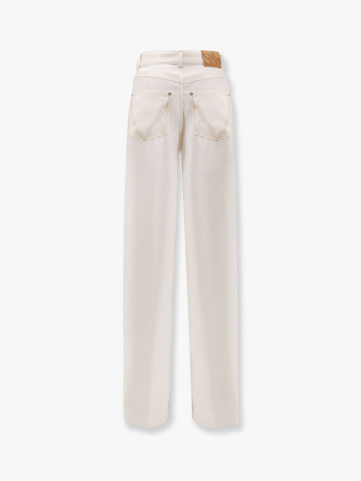 Wool wide leg trousers