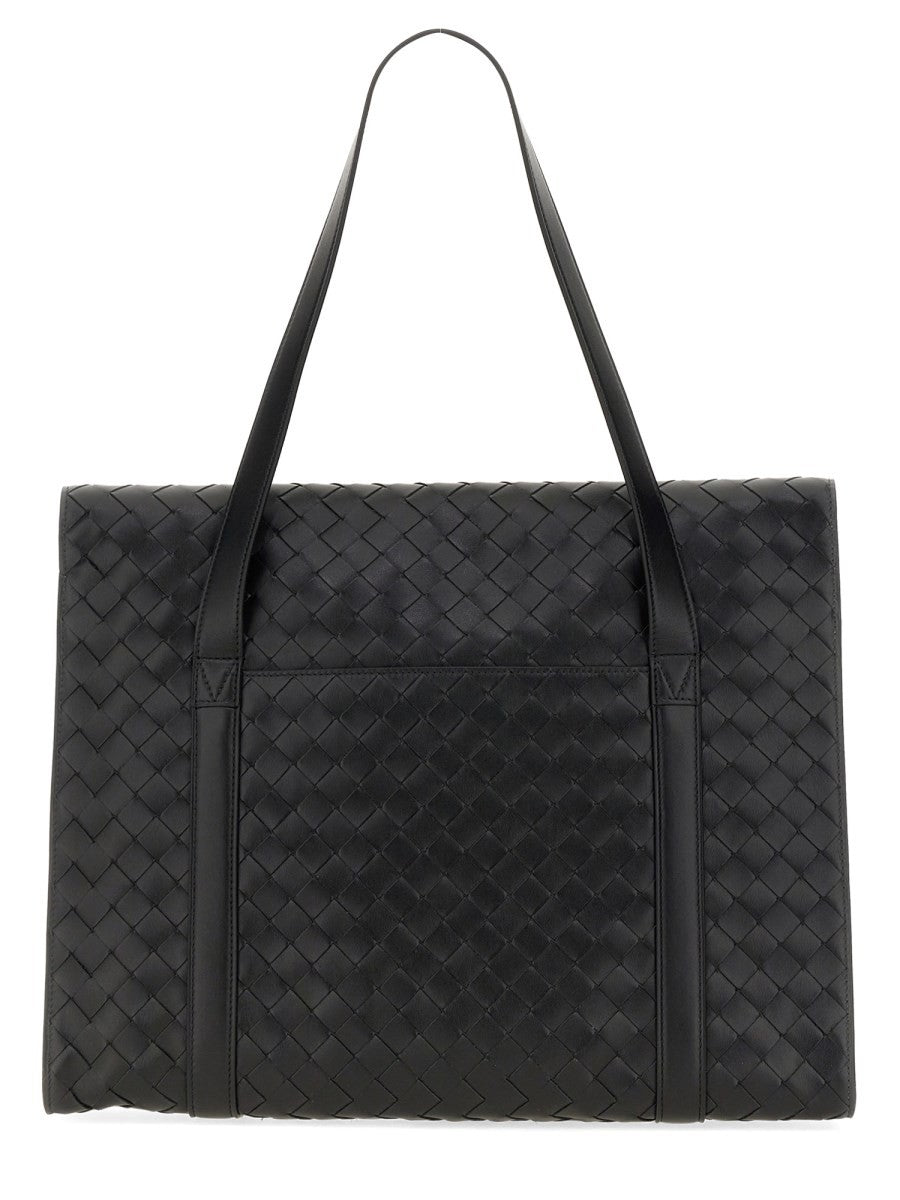 WOVEN PATTERN SHOULDER BAG