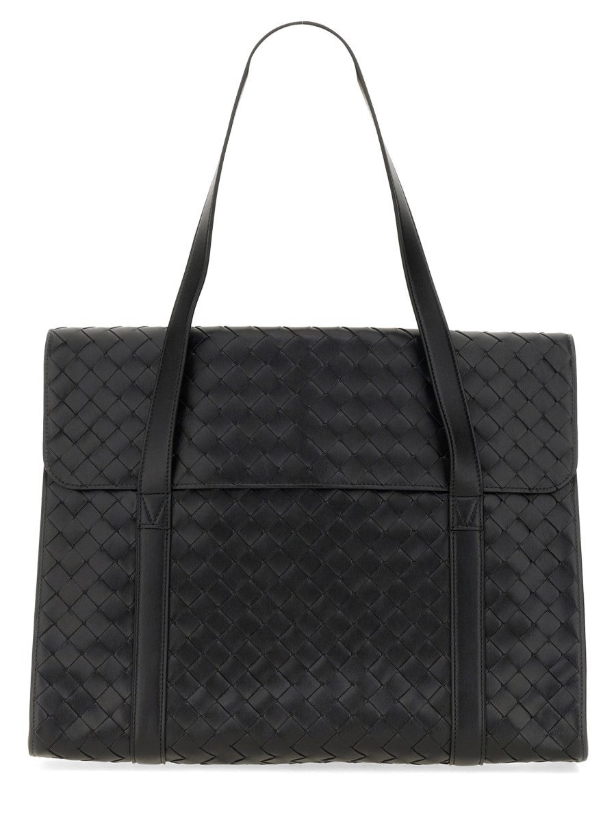 WOVEN PATTERN SHOULDER BAG
