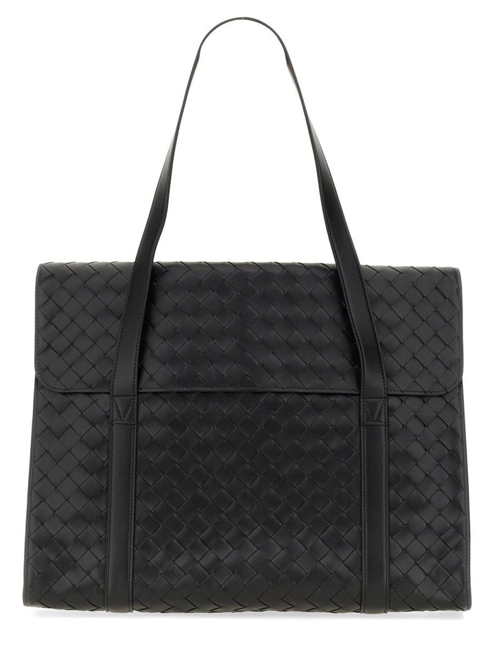 WOVEN PATTERN SHOULDER BAG